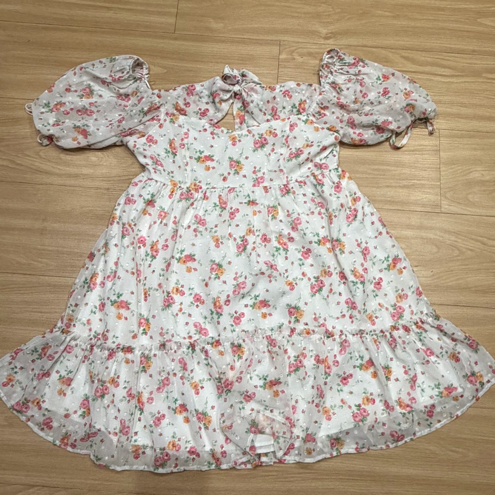 Altar’d State Floral Puff Sleeve Dress